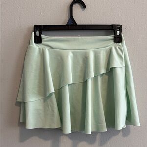 SHEIN Light Green Skater Skirt